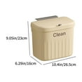 thumbnail image 2 of CSSAD Kitchen Waste Bin Wall-mounted Suitable For Household Bathroom Kitchen Bedroom With Lid Waste Basket Kitchen Waste Special Storage Bin, 2 of 4