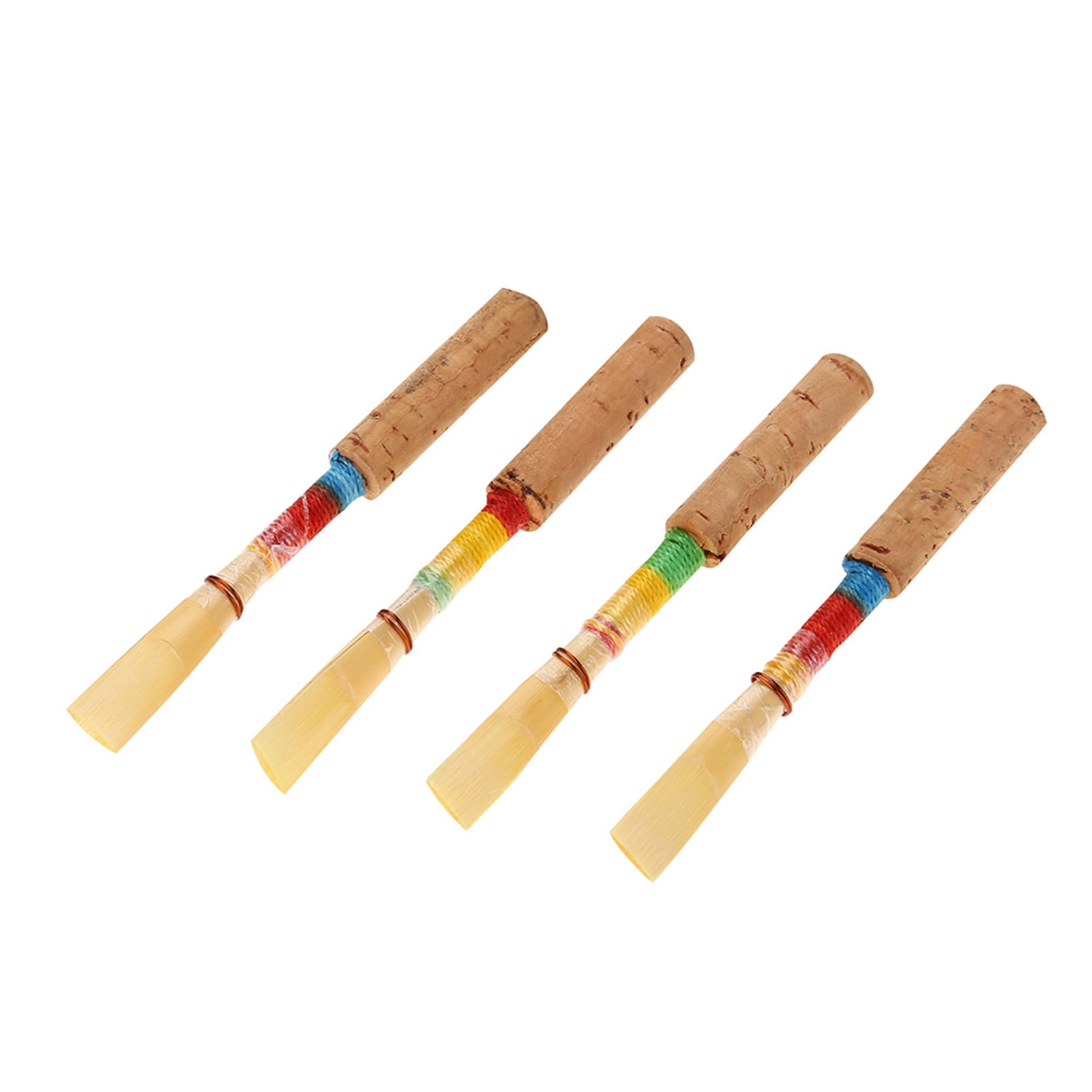 4Pcs Oboe Reed Wind Instrument Replacement Parts with Plastic Storage Box