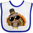 thumbnail image 3 of Inktastic Thanksgiving Turkey Funny Boys or Girls Baby Bib, 3 of 4