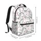 thumbnail image 2 of Disketp Alpacas and Hearts Mochila Estampada para Hombre y Mujer – Mochila Ligera Clásica con Múltiples Bolsillos para Universidad, Trabajo y Viajes-One Size, 2 of 5