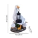 thumbnail image 3 of Lámpara colgante solar de resina para decoración de jardín | Farol solar colgante con forma de ganso y luz LED cálida | Adorno impermeable para exteriores, ideal para patio, terraza, balcón, 3 of 7
