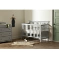 thumbnail image 5 of South Shore Cotton Candy  Baby Crib 4 Heights with Toddler Rail Soft Gray, 5 of 9