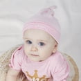 thumbnail image 2 of Stephan Baby  Little Blessing Baby Knit Hat  Cream & PinkPack of 2, 2 of 2