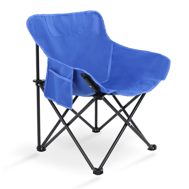 Silla Plegable para Camping para Playa Pesca y Exteriores de Lona Impermebale Ligera Silla para Exterior Ergonomica con Estructura de Acero y Funda Transportadora