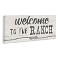 thumbnail image 4 of Stupell Industries Welcome to Ranch Rustic Text & Numbers Painting Wrapped Canvas Art Print Wall Art, 30 x 13, 4 of 8