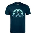 thumbnail image 2 of Men's Levelwear Navy Seattle Kraken Richmond Banner Arch T-Shirt, 2 of 3