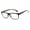 Grey, variant on Men Modern Rectangular Mosiac Reading Glasses - Clear Lens Spring Hinge Reader +2.00