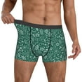 thumbnail image 2 of Kdxio Men's Boxer Briefs with Green Christmas Print - Comfortable and Breathable Underwear for Everyday Wear, 2 of 7