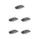 thumbnail image 2 of Qarigey Pasadores para el cabello, accesorios encantadores para el tocado, accesorio de moda para mujer, pinzas para el pelo, Clip para el pelo Updo para Tipo 1 5piezas Qarigey CBP221808, 2 of 4
