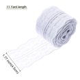 thumbnail image 2 of Unique Bargains 1.8' Wide 11 Yard Lace Ribbon Floral Pattern White Lace Trim Ribbon for Gift Wrapping, Wedding Decor, 2 of 6