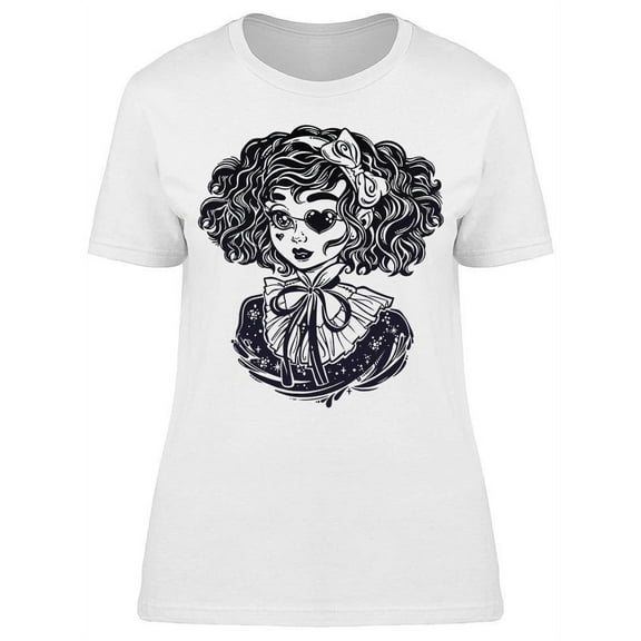 Gothic Victorian Girl T-Shirt Women -Image by Shutterstock, Female Medium
