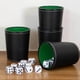 thumbnail image 3 of Juego de vasos de dados de cuero PU, 5 uds., con 20 dados de puntos, exquisita sensación de mano, caja agitadora negra para Bar y hogar, 3 of 10
