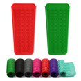 thumbnail image 1 of ZAXOP - Bolsa de silicona resistente al calor (2 unidades) para planchas, rizadores, alisadores de pelo, rizadores y herramientas de calor (verde y rojo), 1 of 5