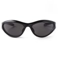 thumbnail image 4 of Gafas de Sol ADE WU Rave Y2K de Moda Envolventes Negro/Gris, 4 of 7
