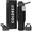 Black Leopard, variant on Coldest Sports Water Bottle - 3 Insulated Lids (Chug Lid, Straw Lid, Loop Lid ) Double Walled, Thermo Mug, Metal Canteen (36 oz, Hyperspace White)
