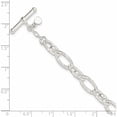 thumbnail image 2 of Sterling Silver Hammered Oval With Beads Bracelet (7.75 X 7.28) Made In Italy -Jewelry By Sweet Pea, 2 of 6