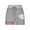 Gray, variant on 1 Pcs Womens Baseball Mom Running Workout Shorts High Waisted, Stretchy Softball Drawstring Lounge Shorts