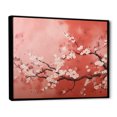 thumbnail image 2 of Designart "Cherry Blossom Tree in Pink and White IV" Floral Framed Wall Art - Traditional Pink Cherry Entryway Framed Wall Art, 2 of 6