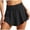 Black, variant on High Waisted Tennis Skirts for Women - Mini Lined Golf Casual Athletic Yoga Flowy Skorts (Green, XL)