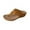 Brown, variant on Women's Plus Size Summer Casual Solid Color Flip-flops Beach Wedge Toe Fish Mouth Sandals Summer Sandals Black 42