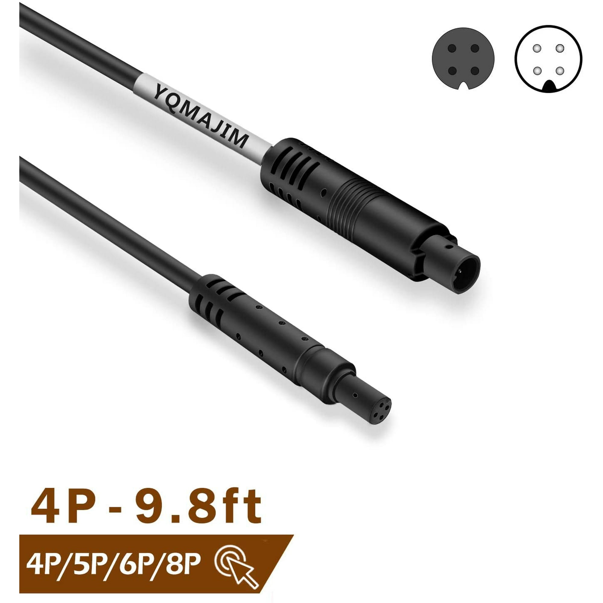 Dash Cam Rear View Camera Extension Cord YQMAJIM 4 Pin 9.8 Ft Extension Cable For Car Backup Camera Reverse Car Recorder