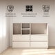 thumbnail image 3 of Ilios Innova | Librero Minimalista para Sala, Recámara u Oficina, Estante Organizador de Madera Blanco con Cajones, 3 of 9