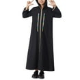 thumbnail image 4 of EnJoCho Girls Ramadan Robe Girls Abaya Dress with Hijab Kids Long Sleeve Musli𝗆 Dress Maxi Islami𝖼 Set Kids Scarf Kaftan Jilbab Prayer Outfit, 4 of 8