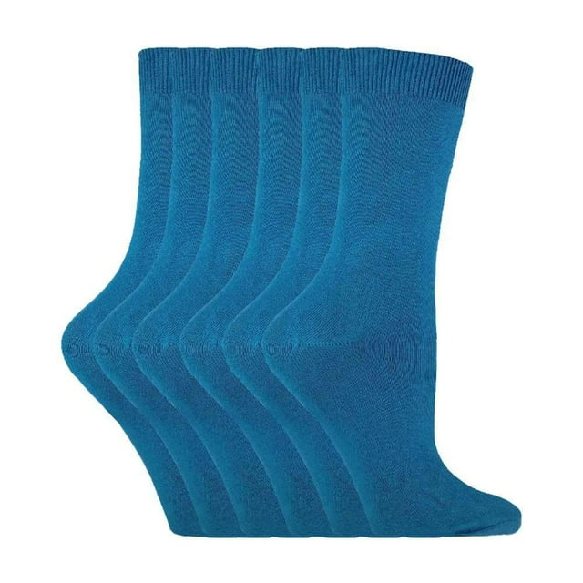 Sock Snob - 6 Paires de Chaussettes Cheville pour Femmes, Couleur Unie, Riche en Coton