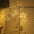 thumbnail image 5 of Árbol de luz con 108 LEDs y ramas regulables, control táctil, decoración luminosa para dormitorio, fiestas, navidad, etc. Rojo Verde, 5 of 5