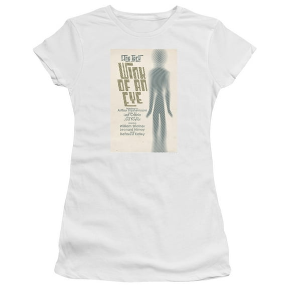Star Trek Tos Episode 66 Junior Women's Sheer T-Shirt White