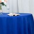 thumbnail image 3 of BalsaCircle 120" Royal Blue Round Premium Polyester Tablecloth Wedding Table Linens, 3 of 8