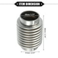 thumbnail image 6 of Car Exhaust Flexible Pipe Bellows 45x95mm 1.77"x3.74" Universal Durable Stainless Steel Silver Tone, 6 of 6