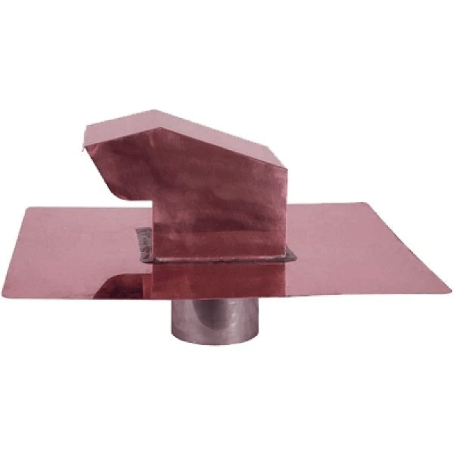 Copper Rooftop Dryer Vent - Exhaust Vent (4" - 12") Duct Size: 6", Flapper - Screen: Flapper & Screen
