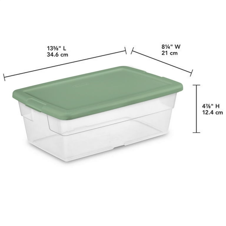 Sterilite Crisp Green Storage Tote