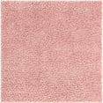 thumbnail image 5 of Unique Loom Davos Shag Collection Area Rug - Solid (3' 1" Square Dusty Rose), 5 of 7