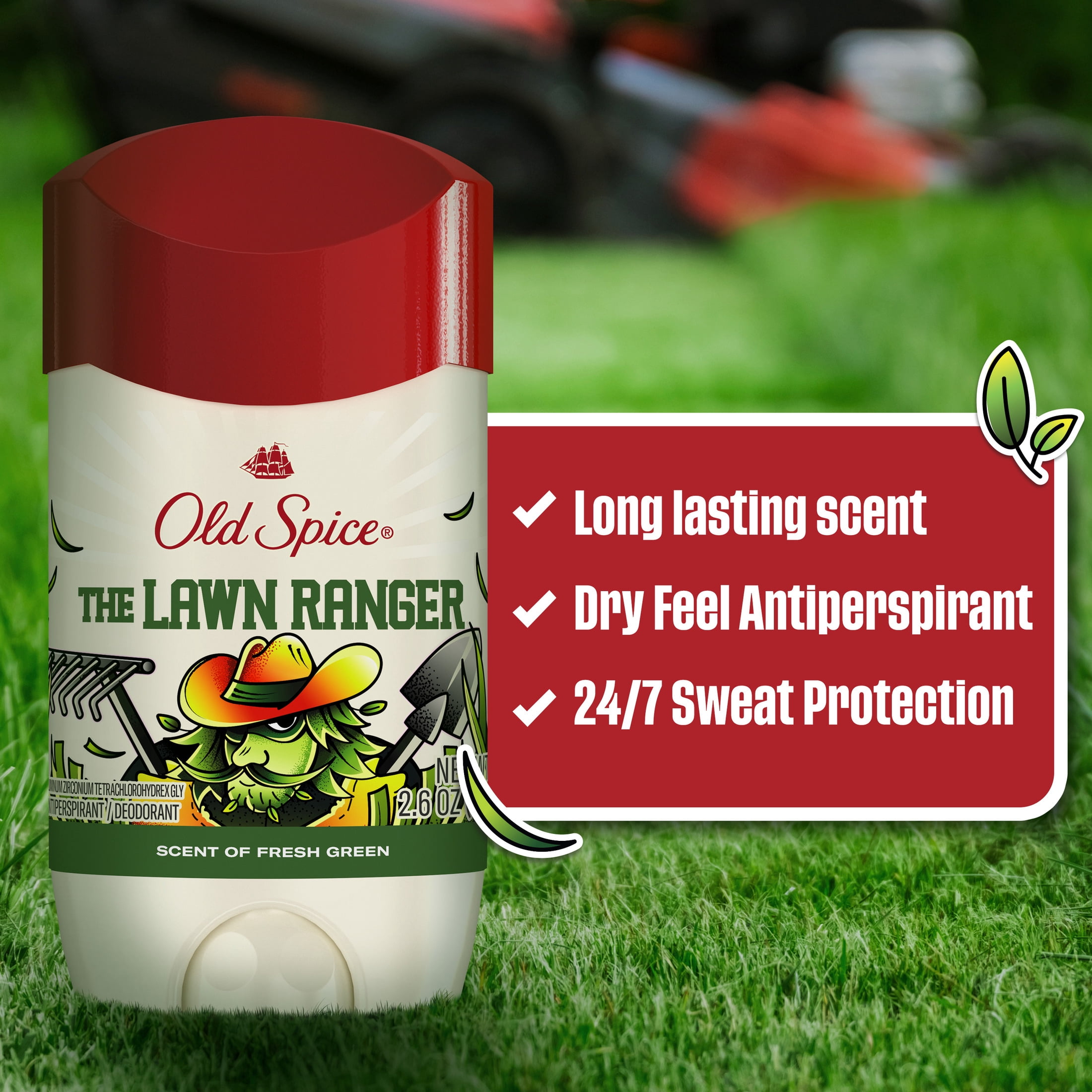 Old Spice Men's Antiperspirant, Lawn Ranger, 2.6oz