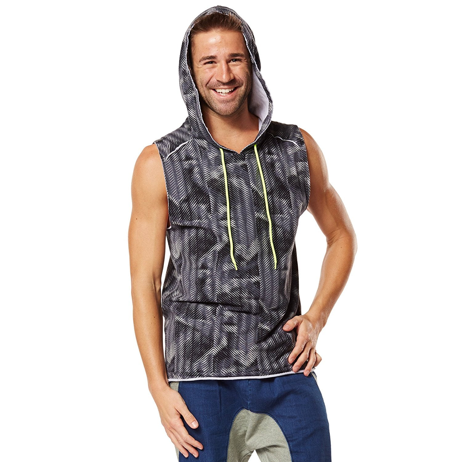 zumba sleeveless hoodie