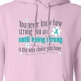 thumbnail image 3 of Inktastic Ovarian Cancer Being Strong Adult Hoodie Sweatshirt, 3 of 4