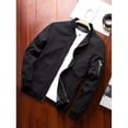 thumbnail image 4 of Casual Bomber Varsity Rompevientos Deportiva Moda Chamarra, 4 of 8