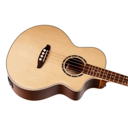 [独占販売商品]ORTEGA D7CE-4 ピックアップ搭載 アコースティック ベース DEEP SERIES/ギグバッグ付