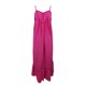 thumbnail image 5 of TRKIYQC Vestido largo sin mangas para mujer, correa de espagueti, color sólido, con lazo, sin espalda, bolsillos laterales, ajuste holgado, vestido de vacaciones TRKIYQC Moda, 5 of 6