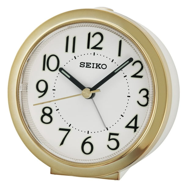 Seiko Wooden Quartz Alarm Clock in Box 