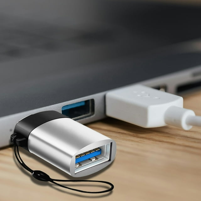 Adaptateur Type C vers USB Transfert de Données Haute Vitesse pour MacBook Galaxy IPad Portable Clé USB Disque Dur Externe