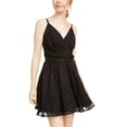 thumbnail image 1 of Vestido ajustado y acampanado As U Wish para mujer Negro 7, 1 of 1