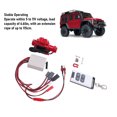 thumbnail image 4 of 1/10 RC Car Winch, Stable Performance RC Crawler Car Metal Winch with Remote Controller for 4 D90 D110 RC Car Black,Red,Ti, 4 of 7