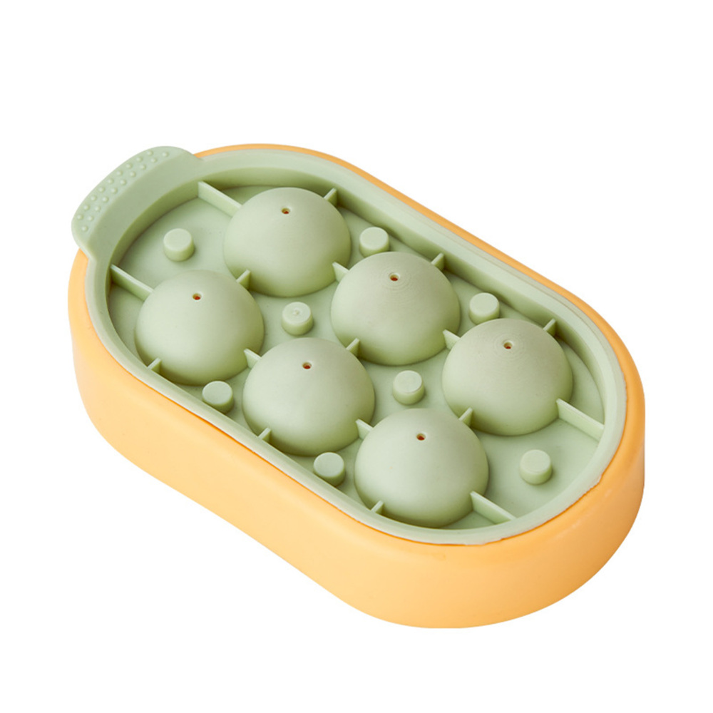 Round Ice Cube Molds Food Grade Reusable Silicone Ice Cube Tray for