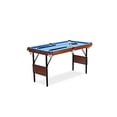 thumbnail image 1 of Rack Crucis 5.5-Foot Folding Billiard/Pool Table (Blue Original), 1 of 5