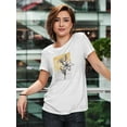 thumbnail image 2 of Floral Diary I T-Shirt Women -Vanna Lam Designs, Female x-Large, 2 of 4