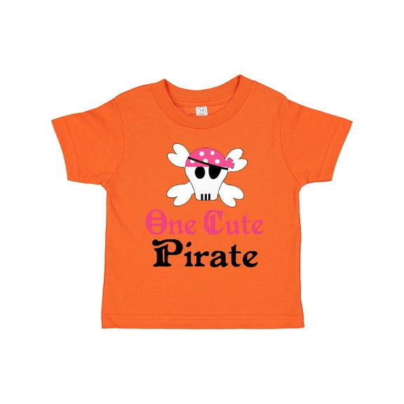 Inktastic Girls Cute Pirate Girls Toddler T-Shirt