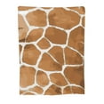 thumbnail image 1 of Giraffe Texture Pattern Throw Blanket, Super Soft Anti-Pilling Flannel Bed Blankets, 80"x60", 1 of 8